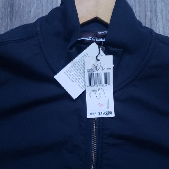 Michael Kors Jacket Light weight New Navy Cotton - Picture 4 of 4